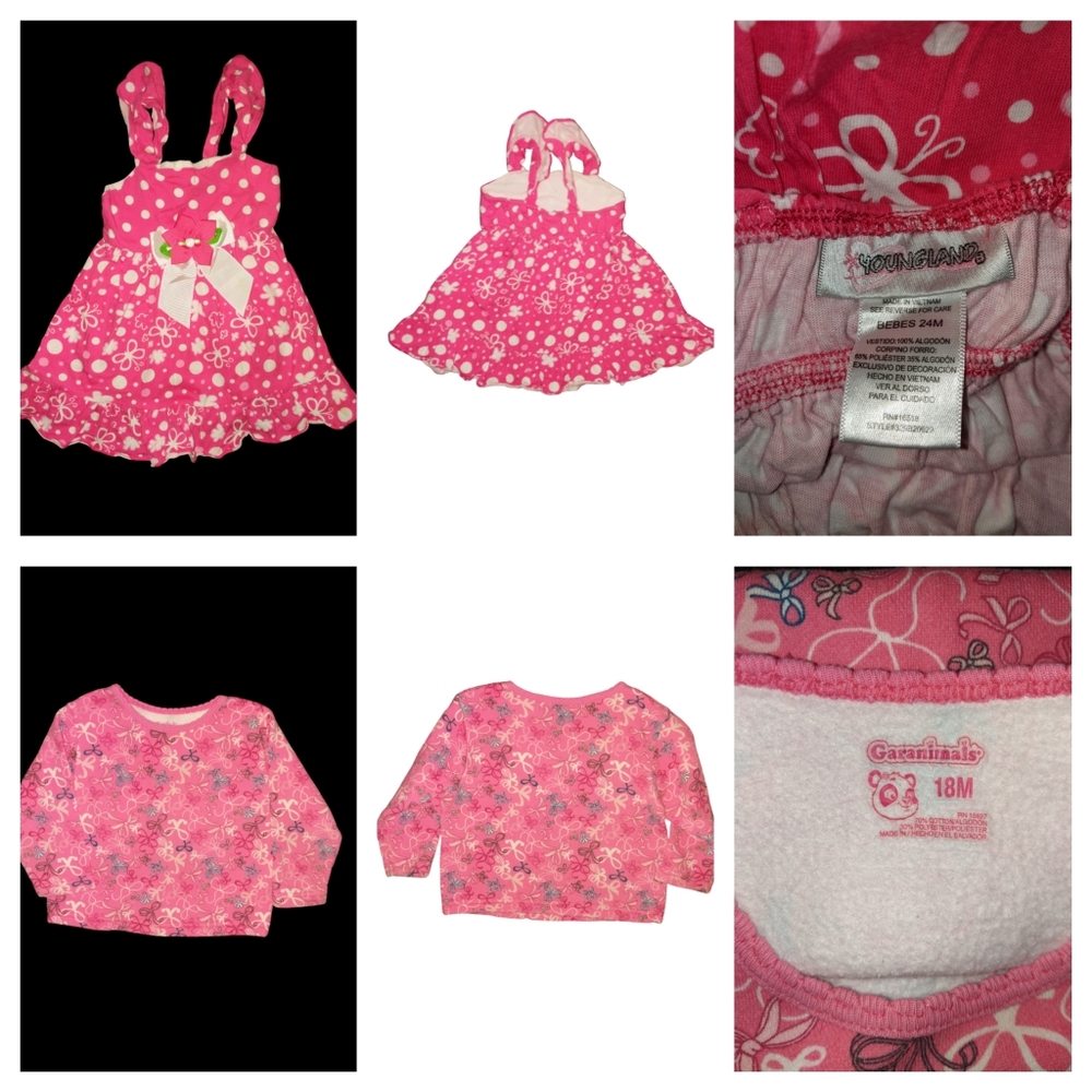 Girls Clothing Lot 18/24 Months Set Of 3